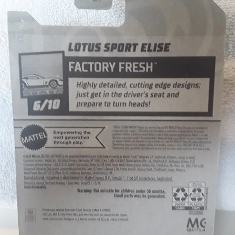 Hot Wheels Lotus Sport Elise sealed in package - Picture 4 of 5